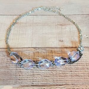 Simply Vera Vera Wang Vintage Acrylic and Rhinestone Necklace